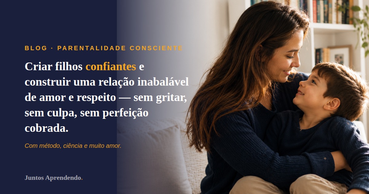 Mãe e filho em momento de conexão